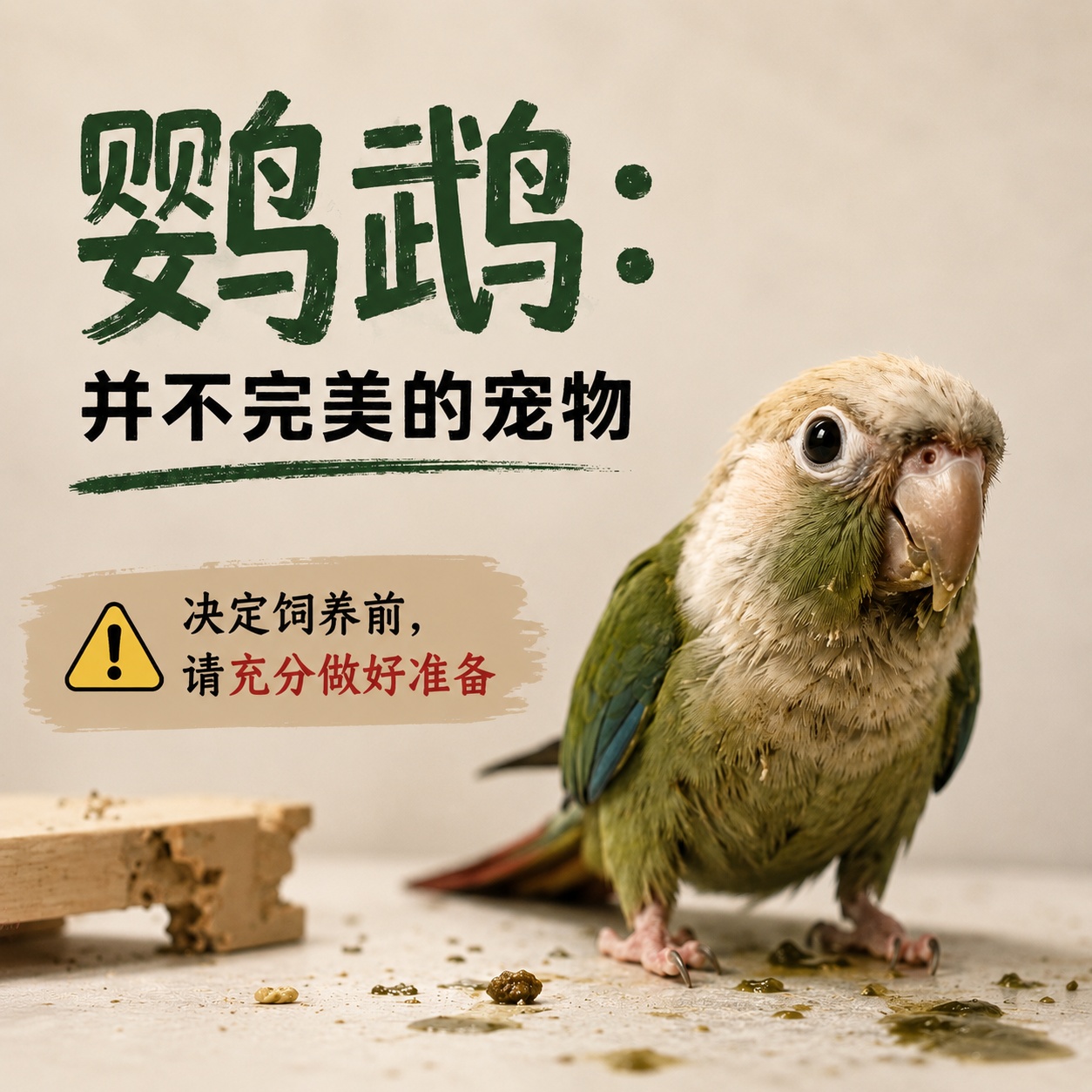 鹦鹉:并不完美的宠物